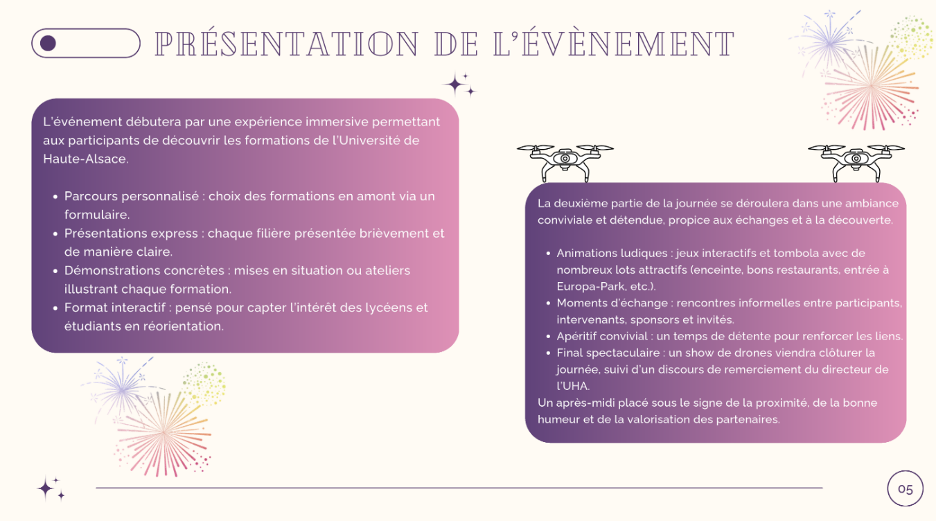 Présentation de l'événement
