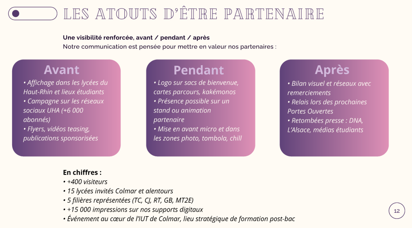 Atouts d'être partenaire