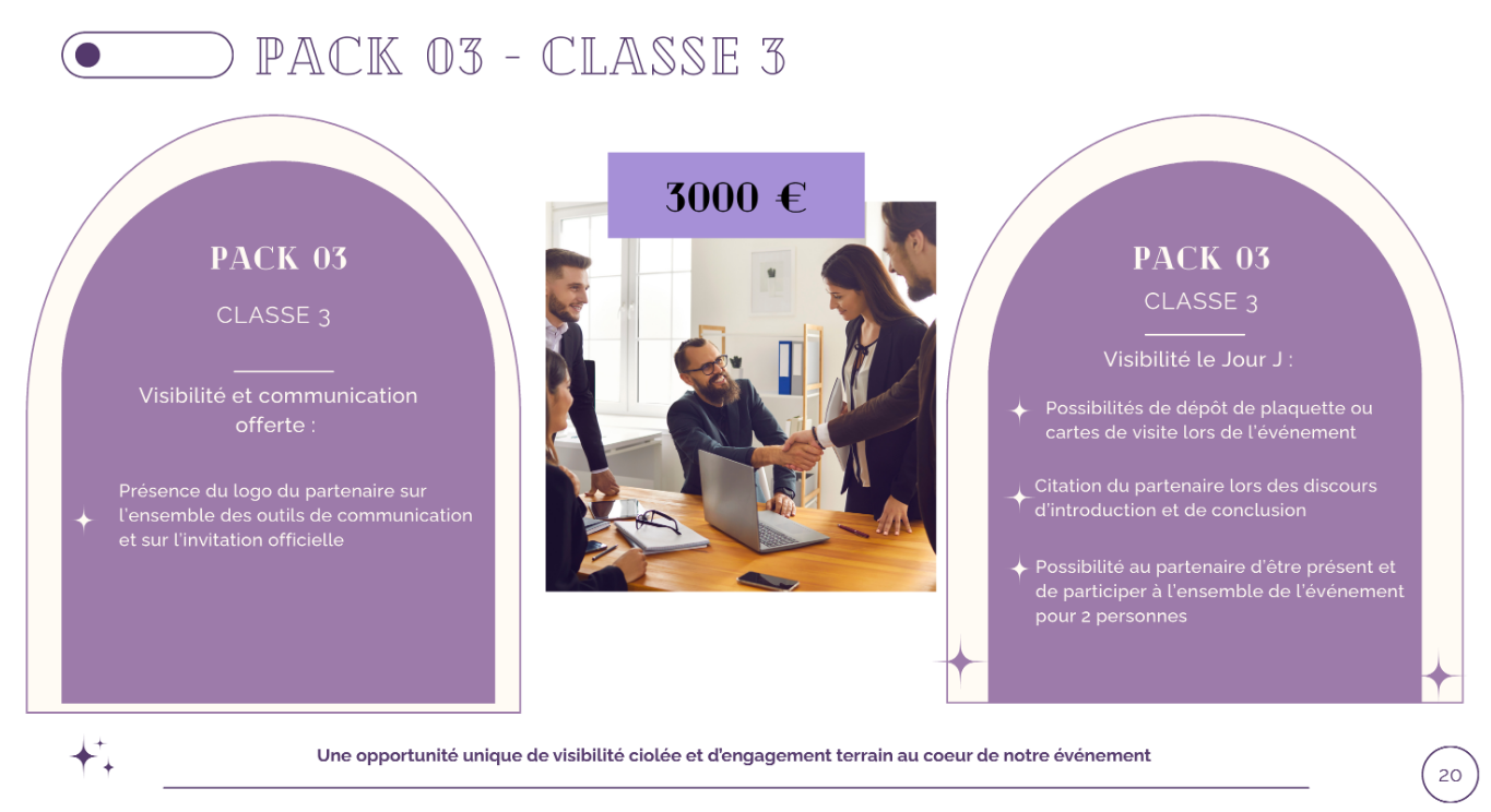 Pack 03 — 3 000 €